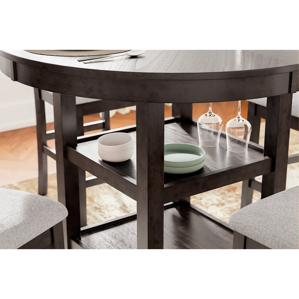 Signature Design by Ashley Langwest Counter Table Set