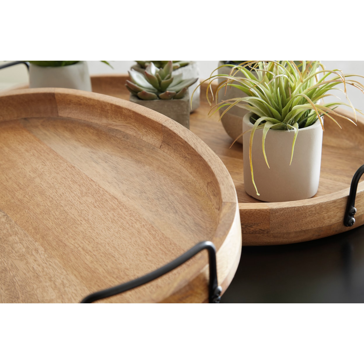 Ashley Furniture Signature Design Accents Jocelyne Tray (Set of 2)