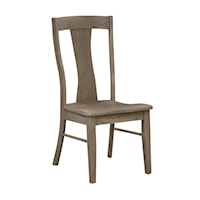 Customizable Solid Wood Side Chair