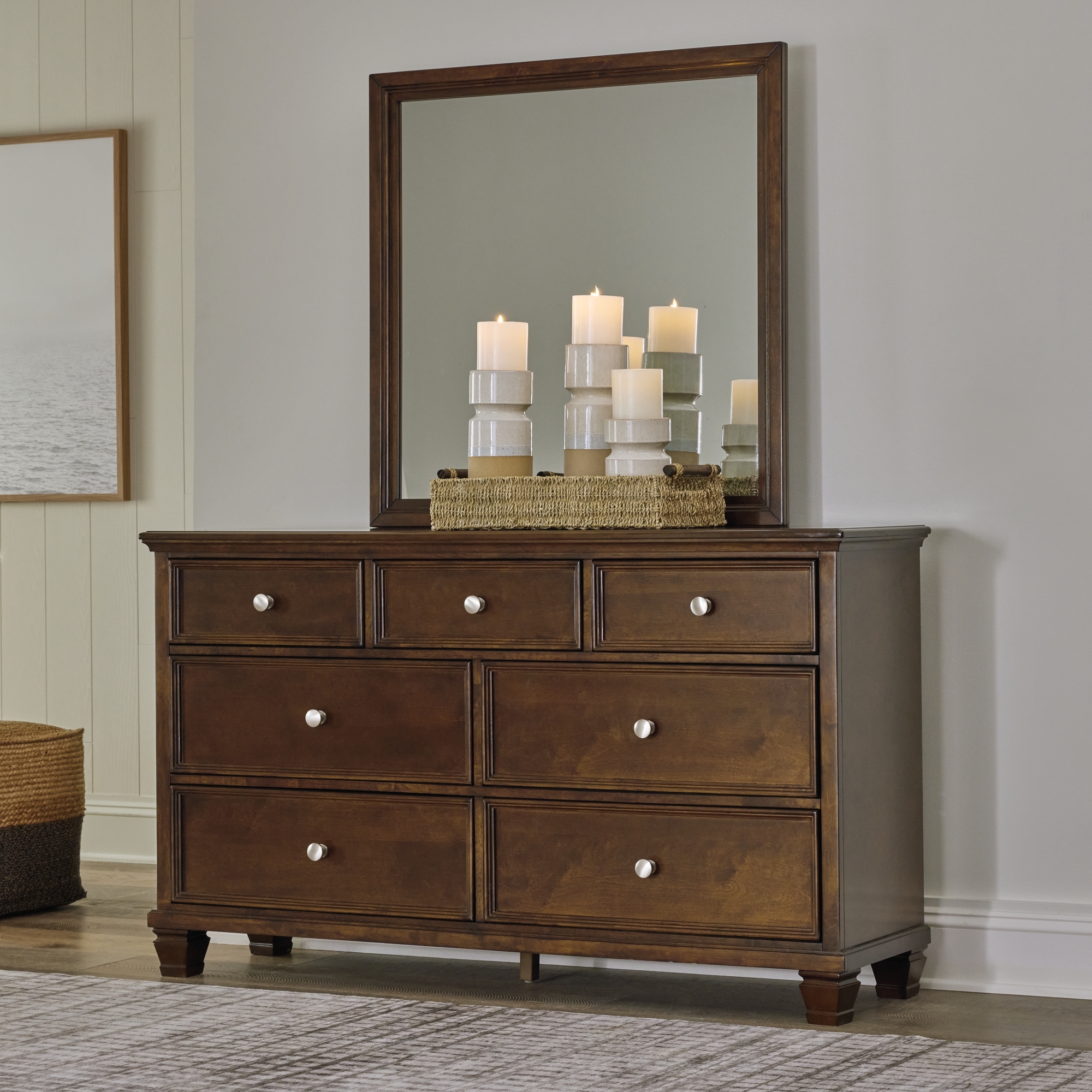Dresser And Mirror