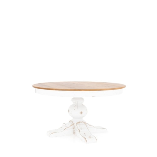 Farmhouse Round Wood Table