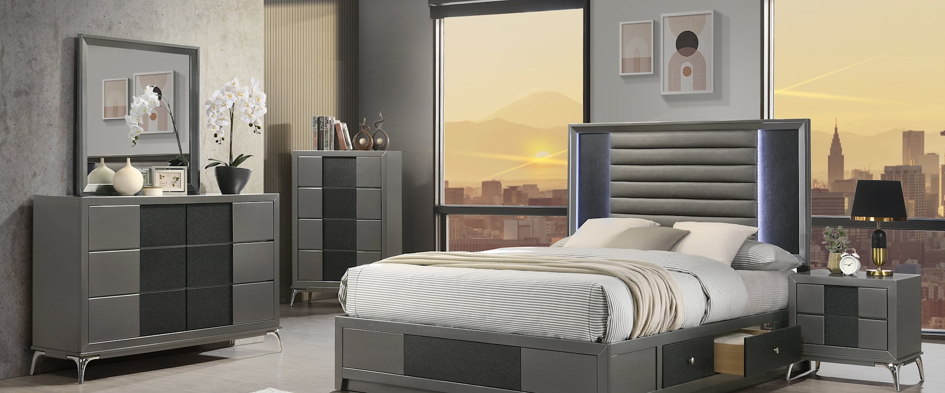 Contemporary Queen Bedroom Set