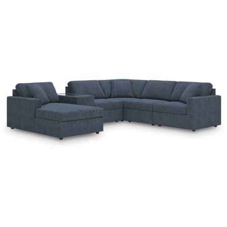 6-Piece Sectional With Chaise