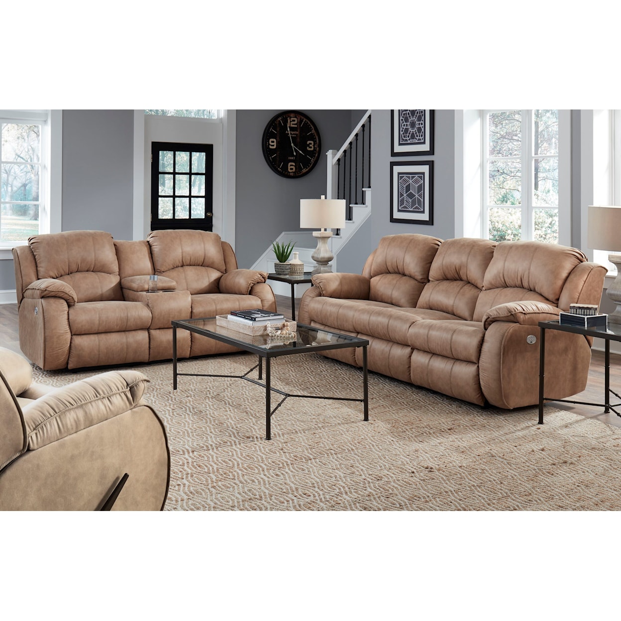 Southern Motion Cagney Power Reclining Console Sofa