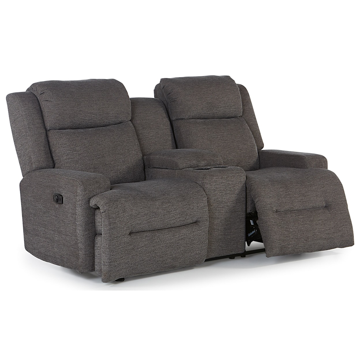Best Home Furnishings O'Neil Space Saver Console Reclining Loveseat