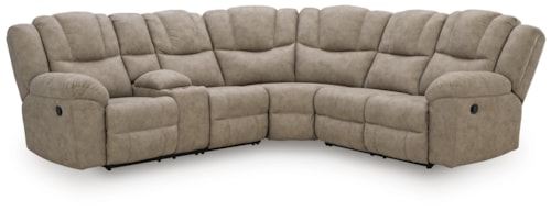 3-piece Reclining Sectional With Console