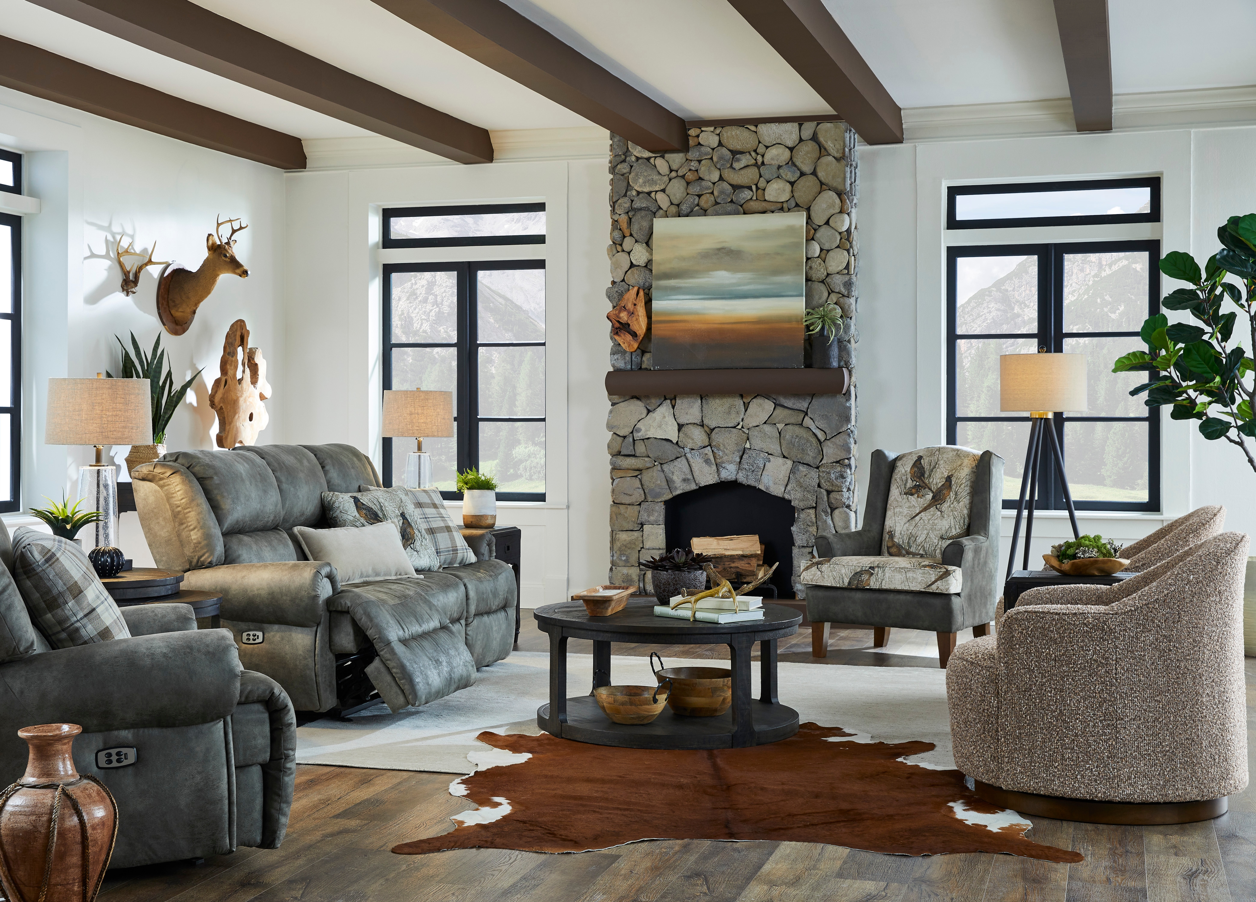 Best Home Furnishings Field & Stream Manual Reclining Sofa