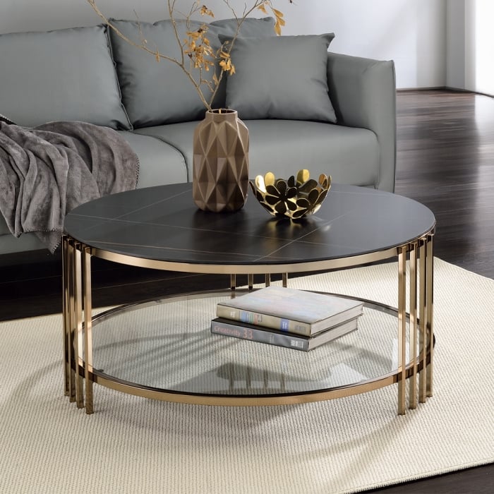 Acme Furniture Zaidee Round Coffee Table