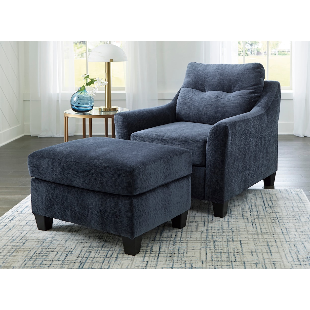 JB King Amity Bay Chair and Ottoman