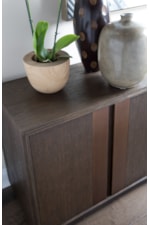 Artistica Andare Contemporary Media Console with Adjustable Shelves