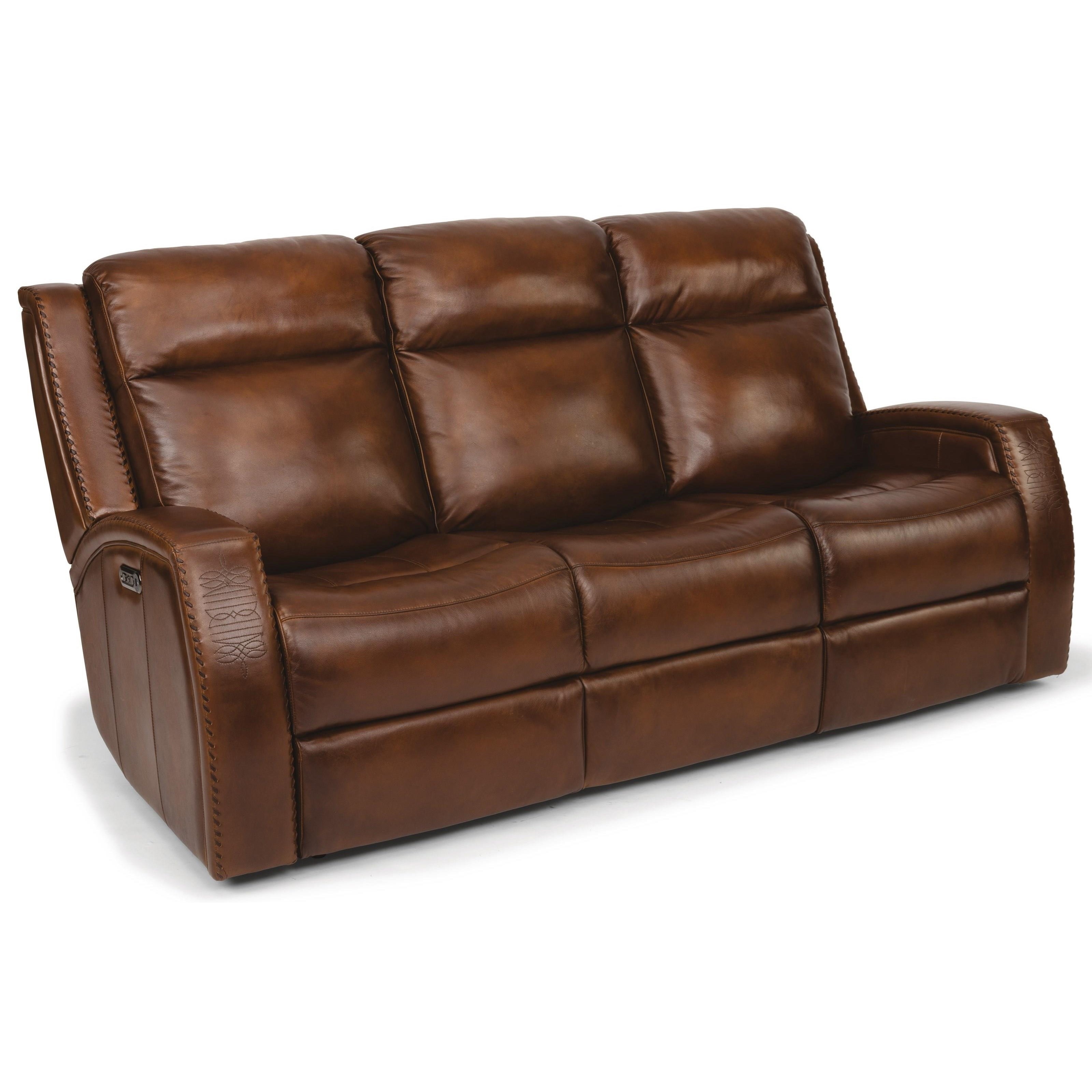 Power Reclining Sofa w/ Pwr Headrests