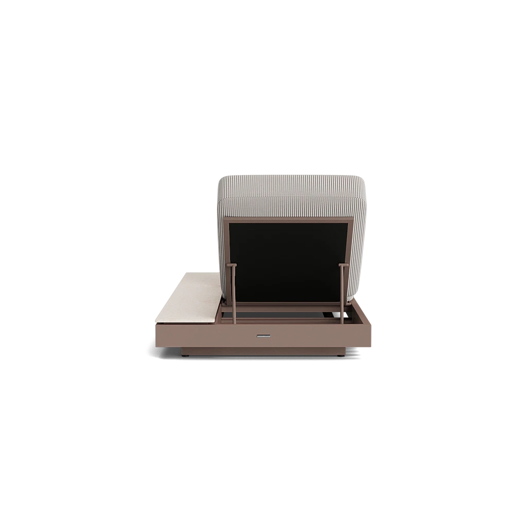 Adjustable Chaise Lounge w/Sideboard