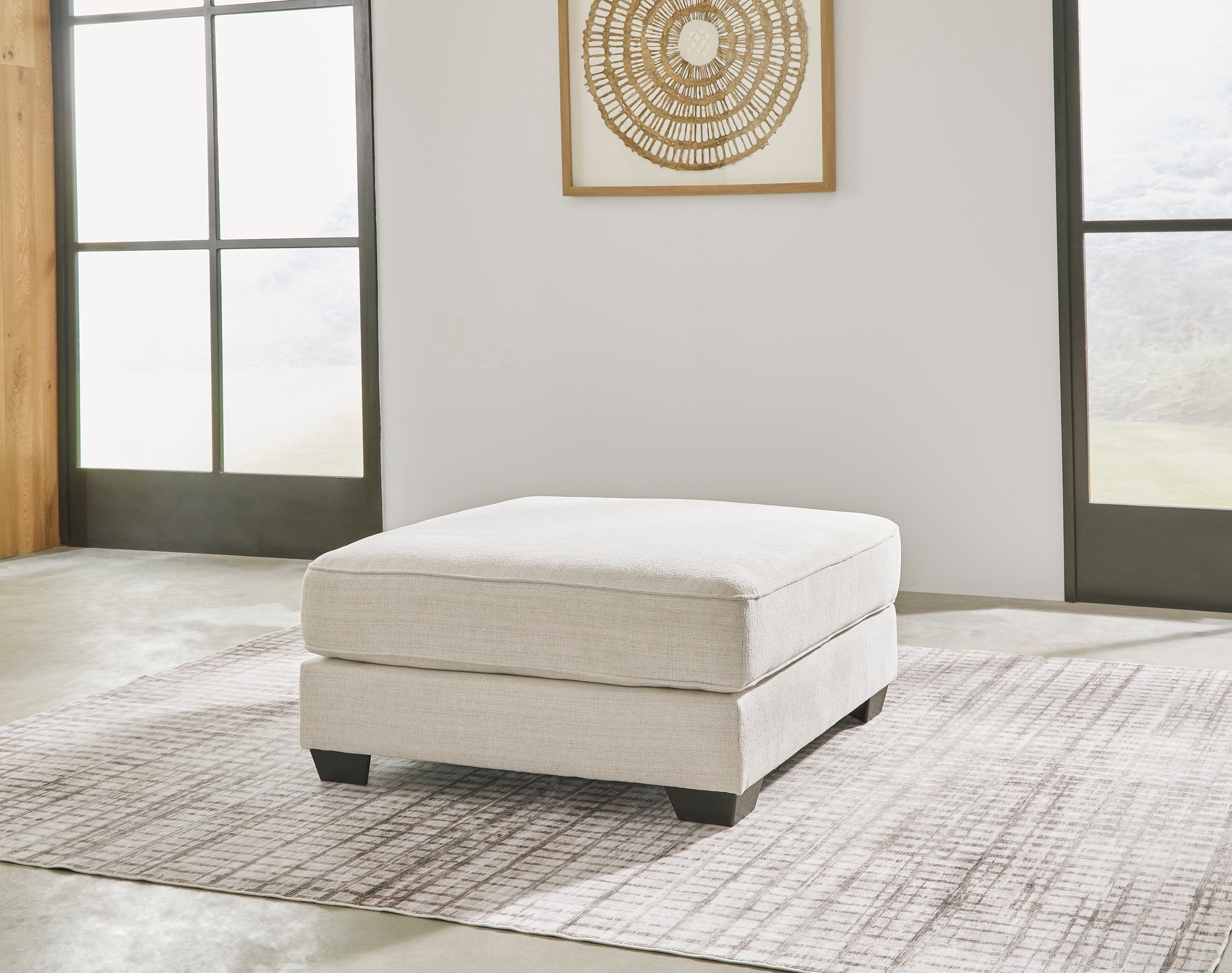 Oversized Accent Ottoman