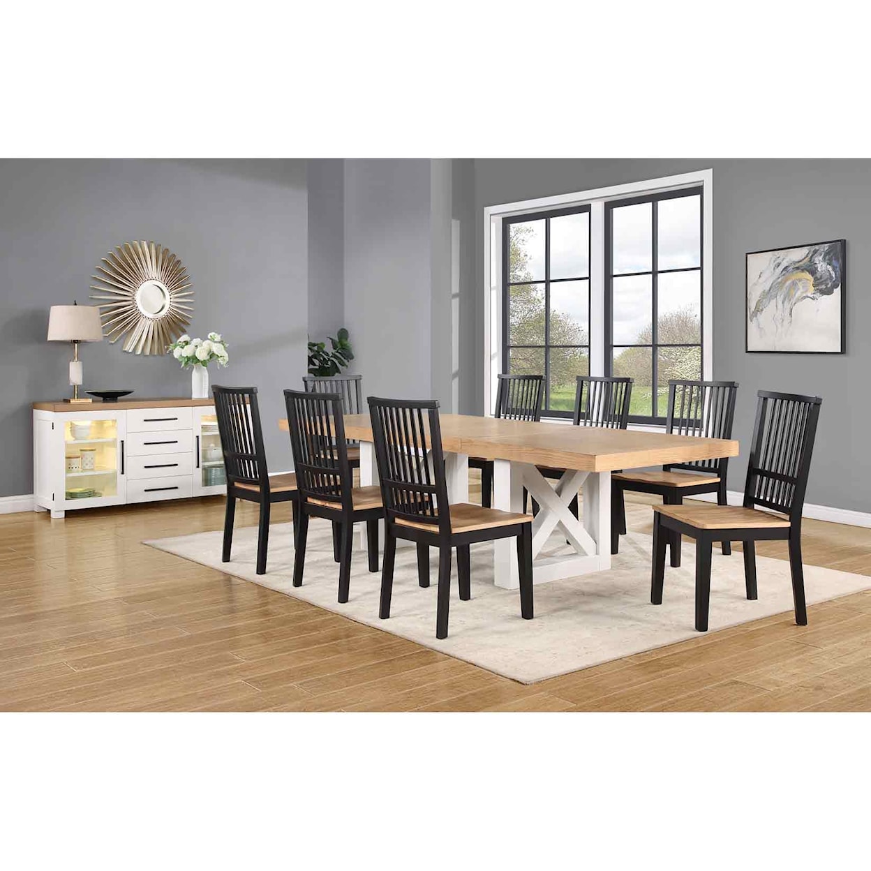 Prime Magnolia 9-Piece Dining Set