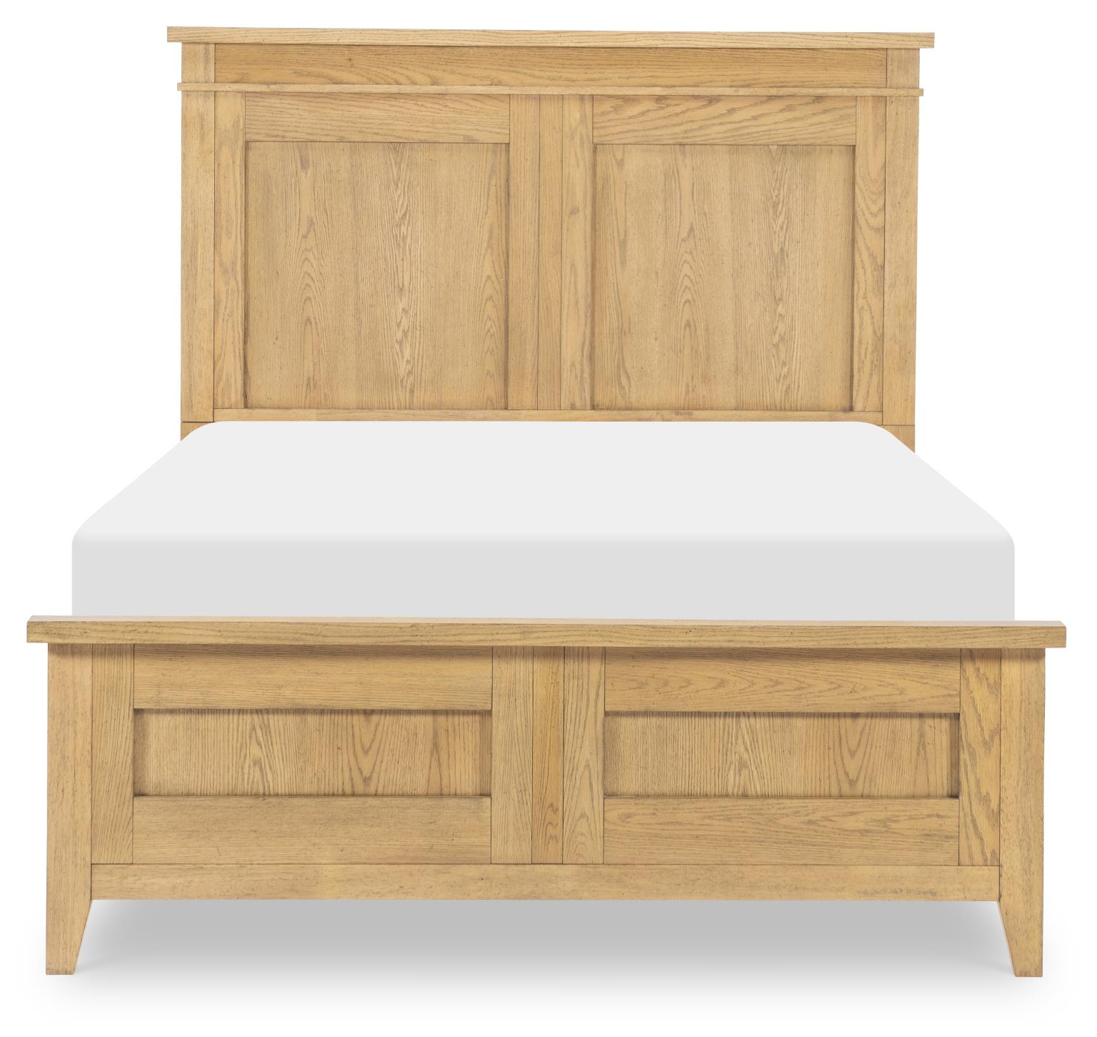 Complete Panel Bed Full 4/6 Natural Hickory