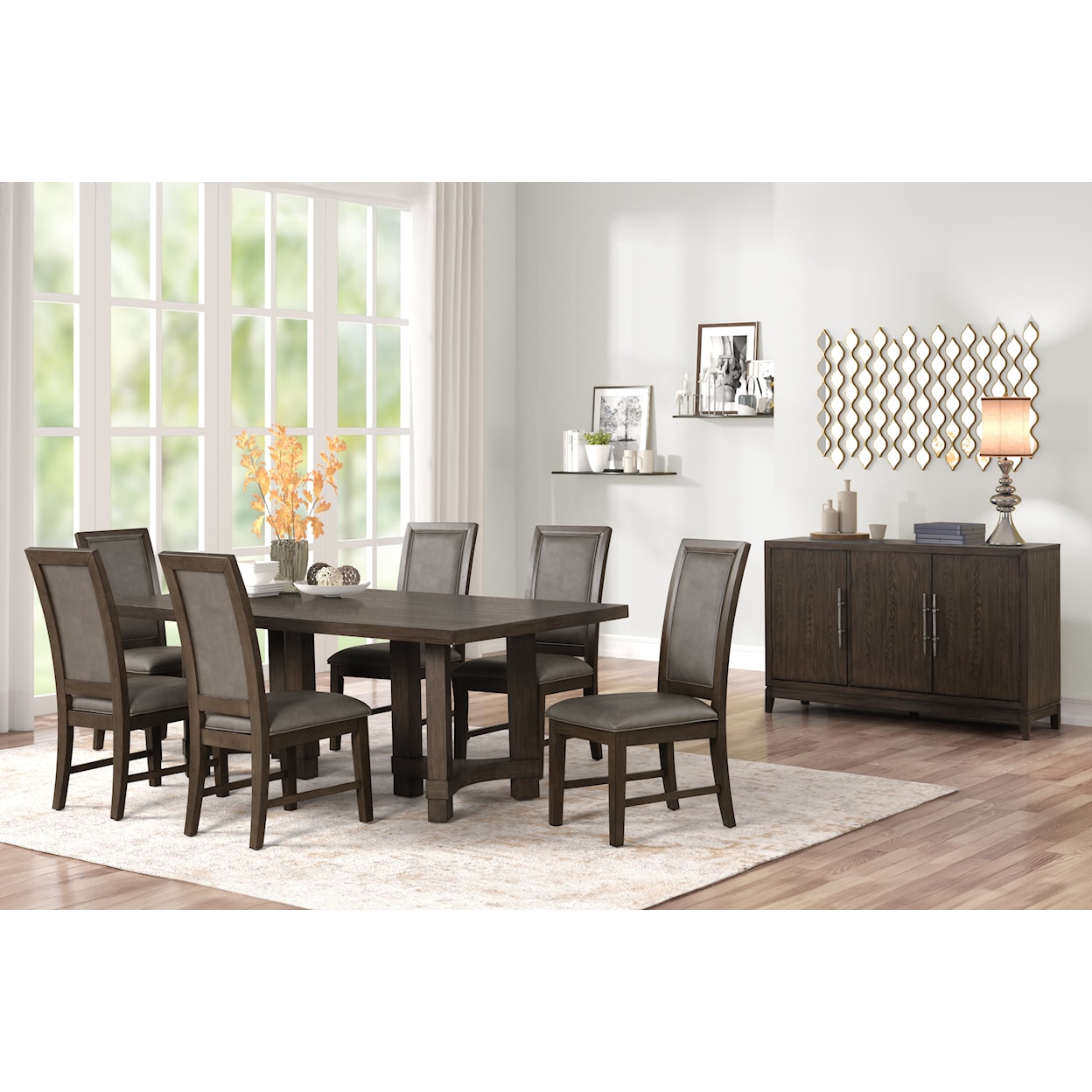 New Classic Furniture Cityscape Dining Table