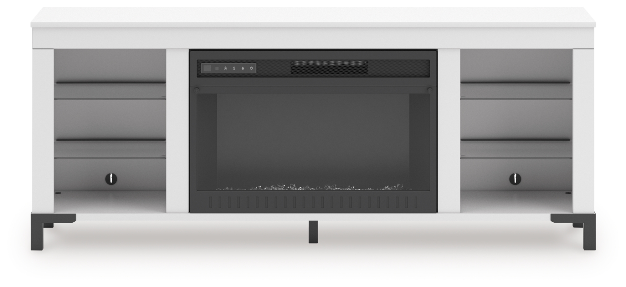 Signature Design by Ashley Brollevi TV Stand With Fireplace