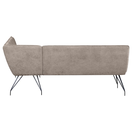 Dodson Fabric L-Shaped Nook Dining Bench