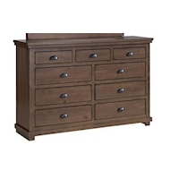 Contemporary 9-Drawer Dresser