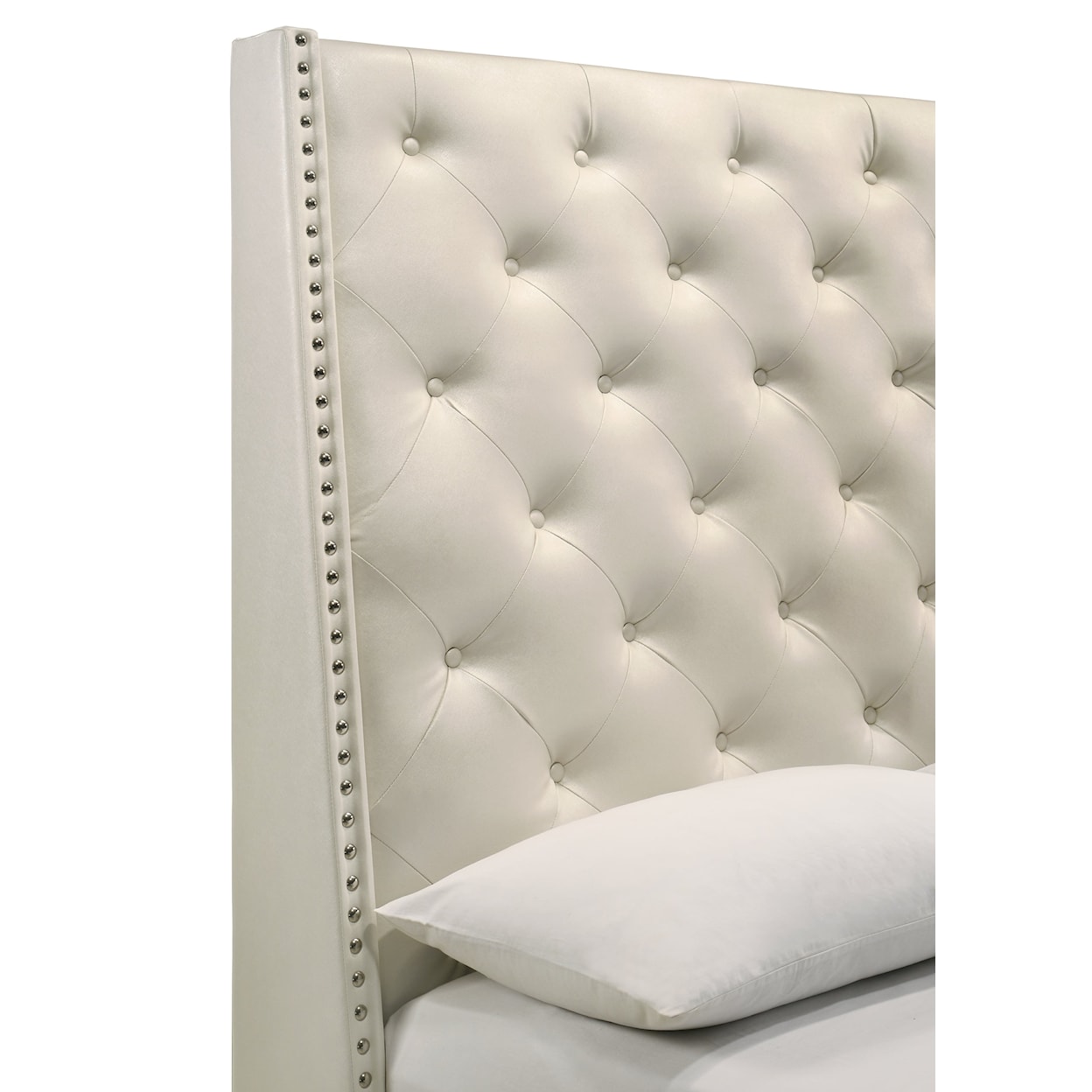 Crown Mark CHANTILLY Queen Upholstered Bed