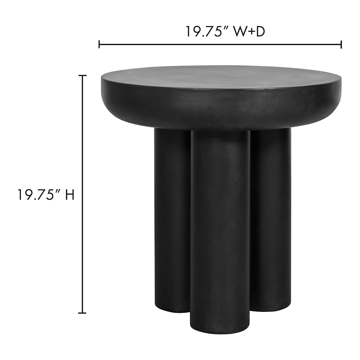 Moe's Home Collection Rocca Rocca Side Table