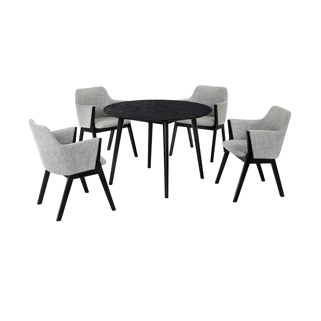 Armen Living Arcadia/Renzo 5-Piece Dining Set