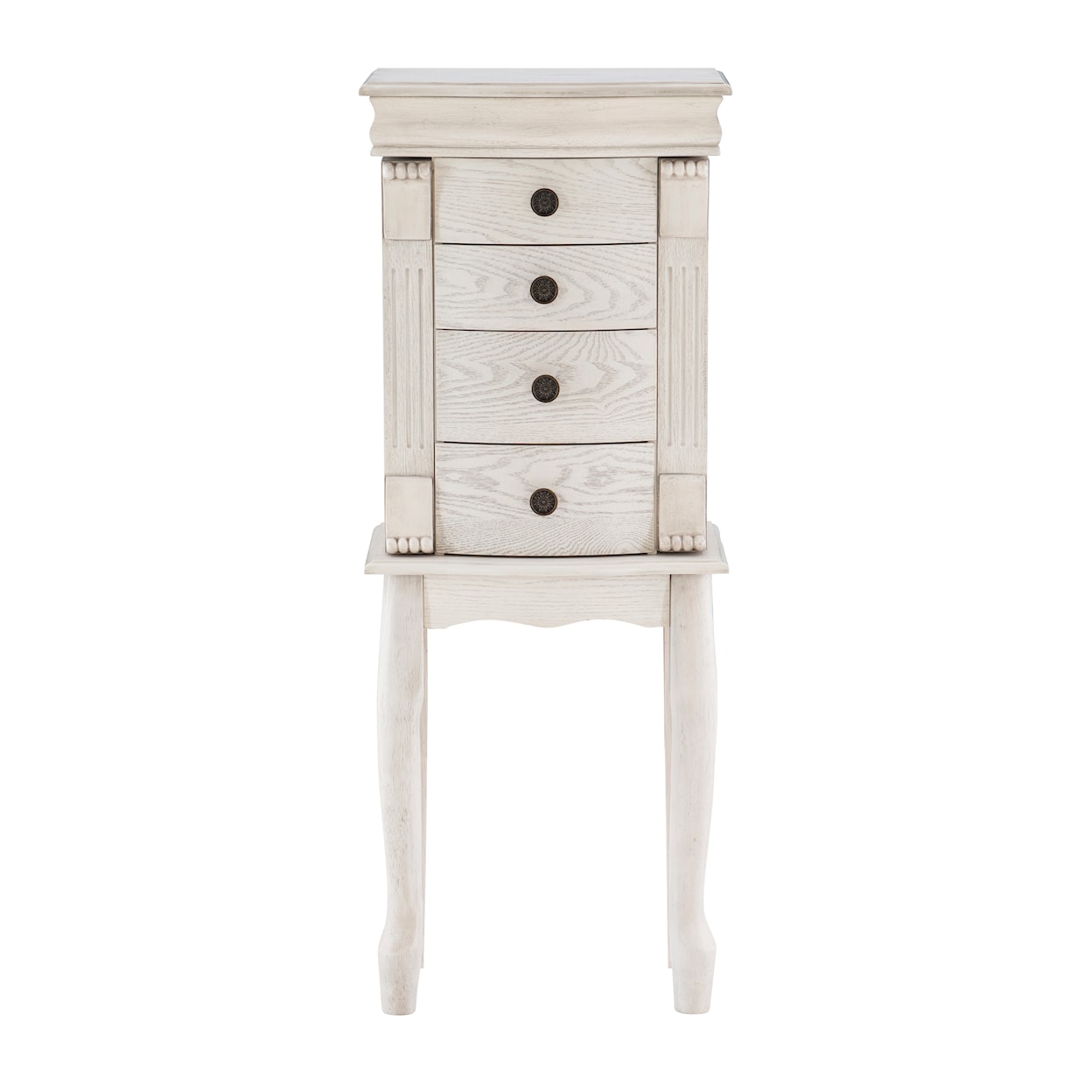 Powell Louis Philippe Jewelry Armoire - Off White