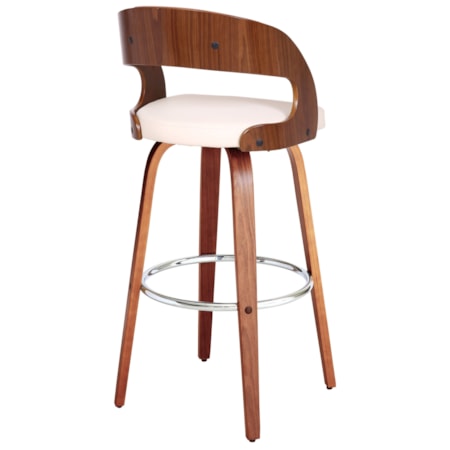 30&quot; Upholstered Bar Height Bar Stool