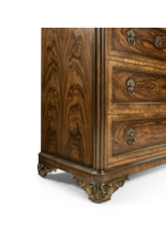 Cast Brass Hardware and Bracket Feet with Antique Finish