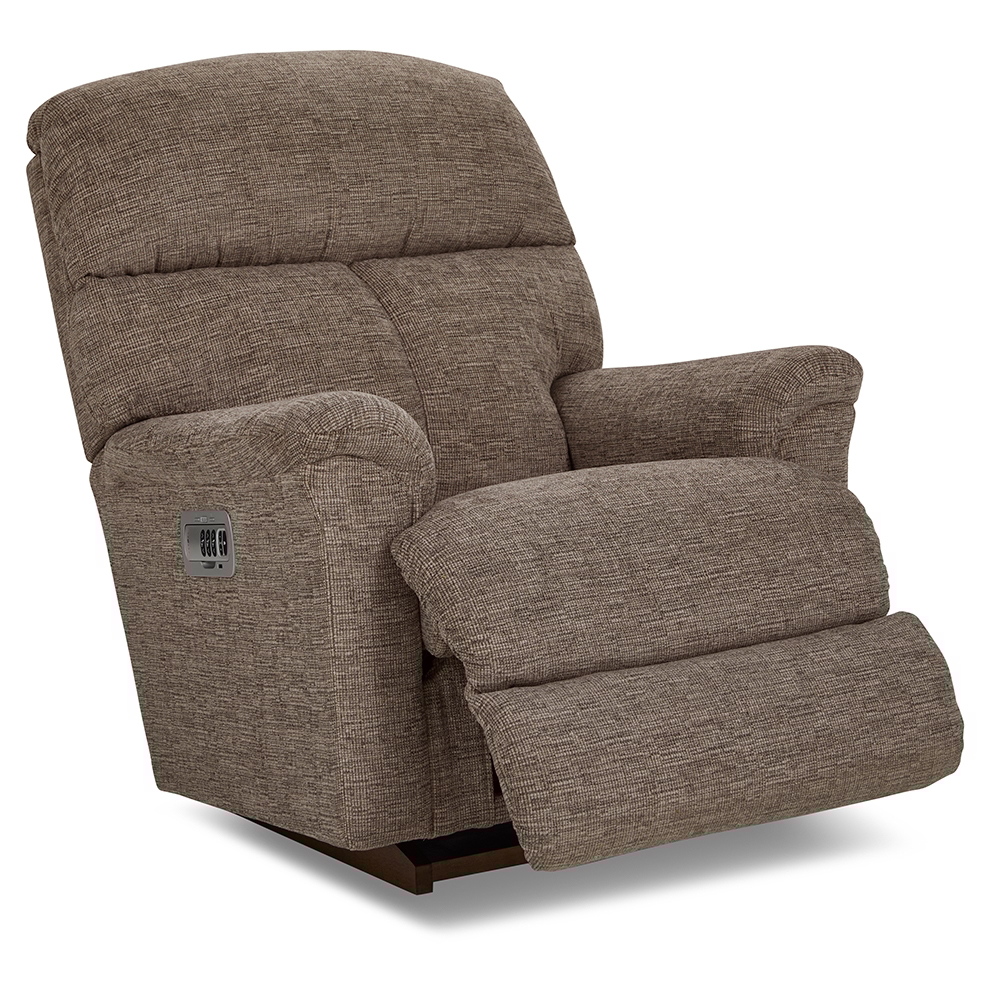 Power Rocking Recliner w/ Headrest &amp; Lumbar