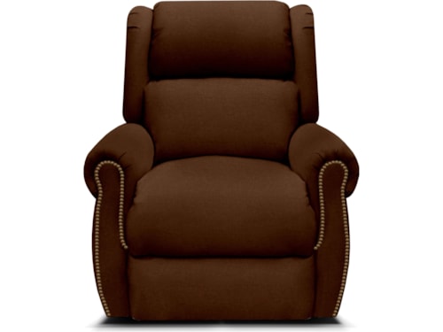 Casual Minimum Proximity Recliner with Nailhead Trim