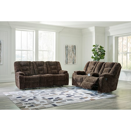 Contemporary 2-Piece Living Room Set