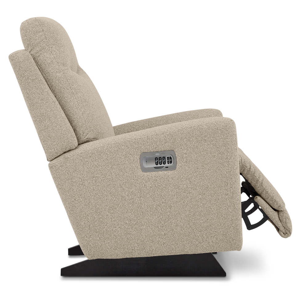 Upholstered Power Rocking Recliner
