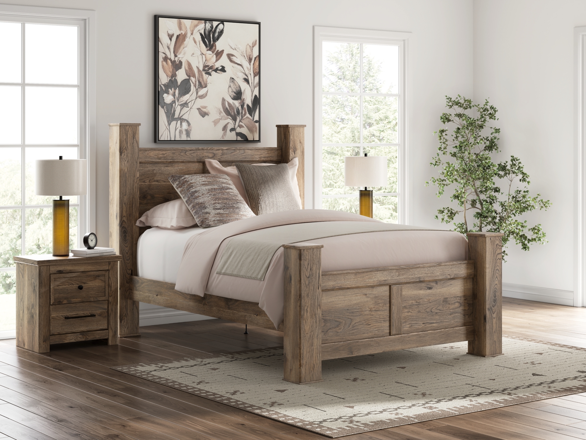 Signature Design by Ashley Rusticott Queen Bedroom Set