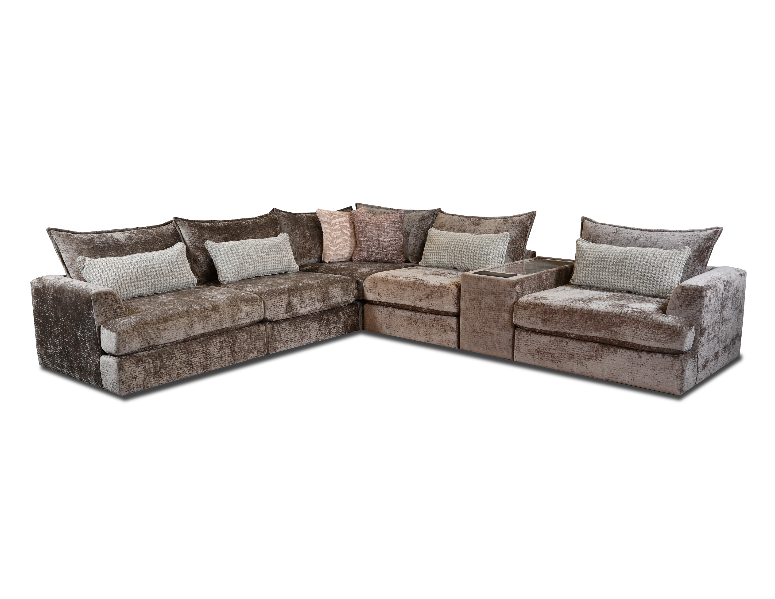 6-Piece Sectional with Console