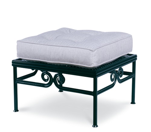 Casual Outdoor Metal Ottoman