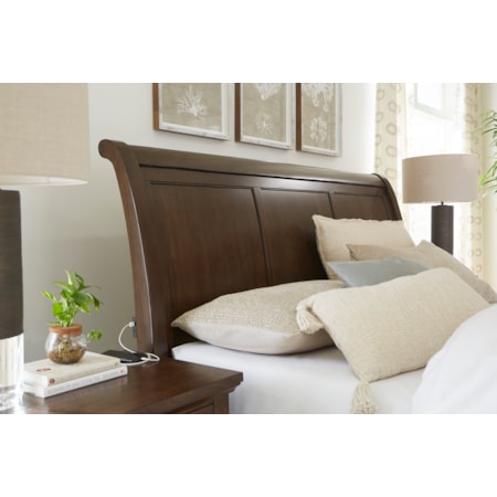 Queen Sleigh Bed