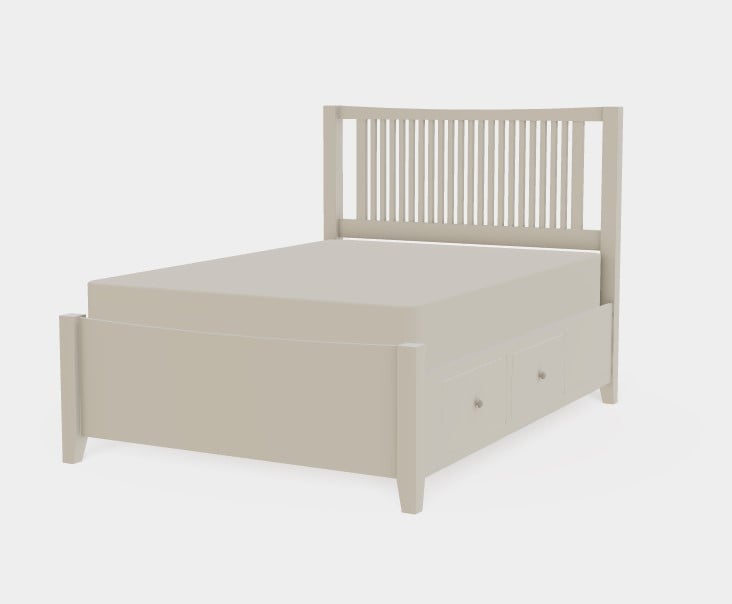Atwood Full Both Drawerside Spindle Bed