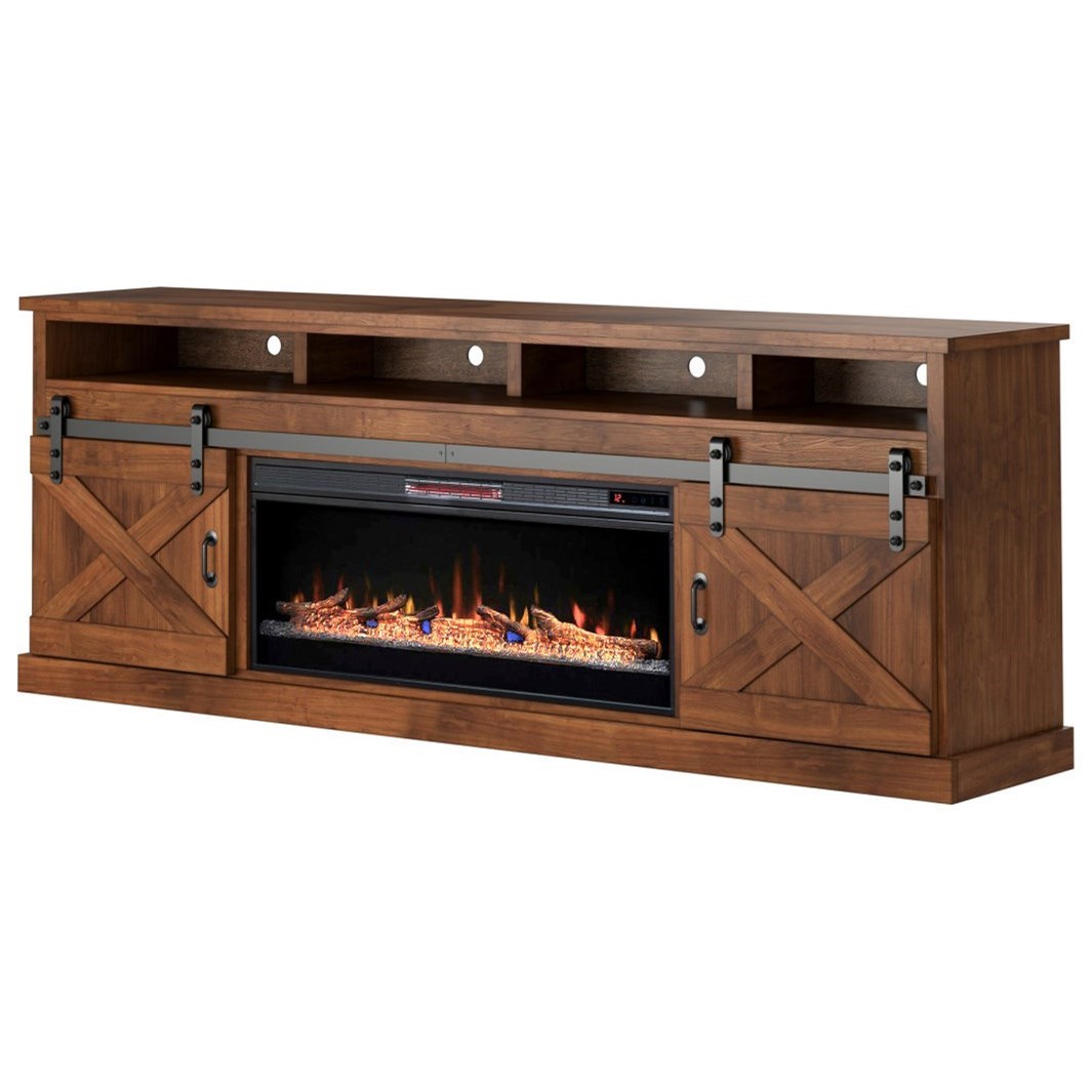 92" Fireplace Console
