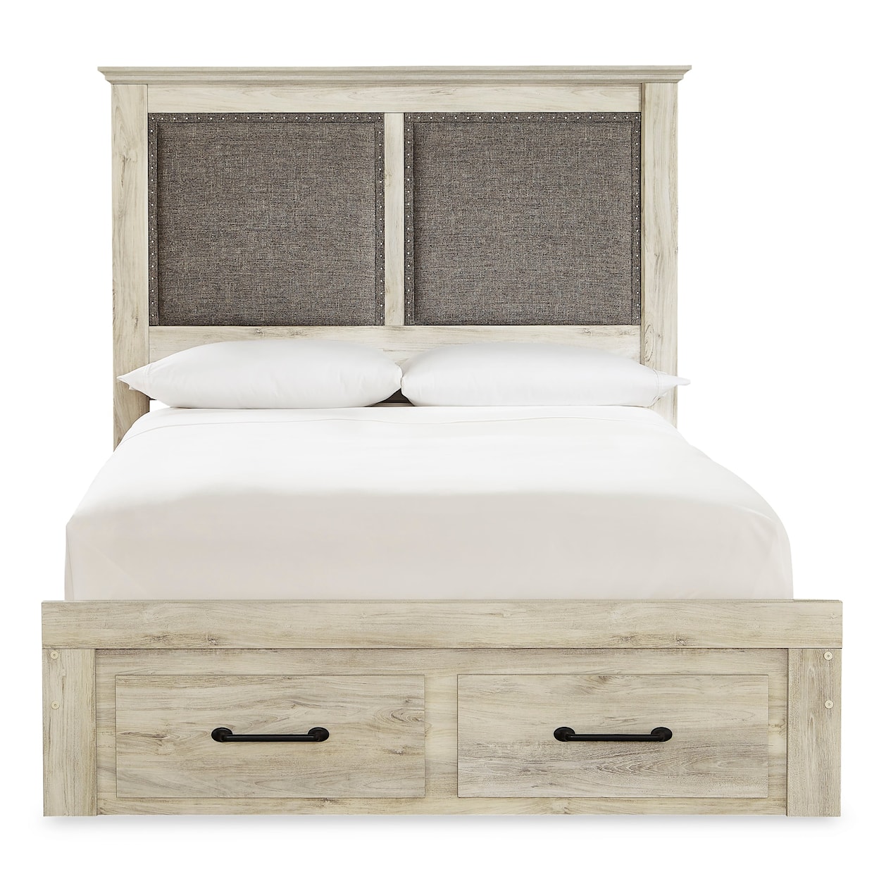 Signature Design by Ashley Cambeck Queen Upholstered Bed w/ Footboard Storage