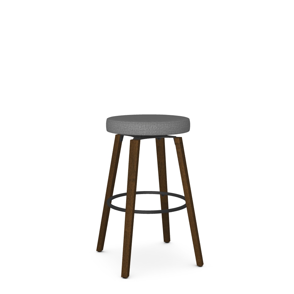 Upholstered Bar Height Swivel Stool
