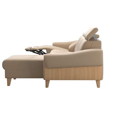 Manual Reclining Chaise Sofa with A3 Arms