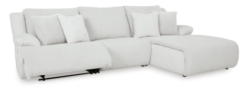 3-Piece Reclining Sectional with Chaise