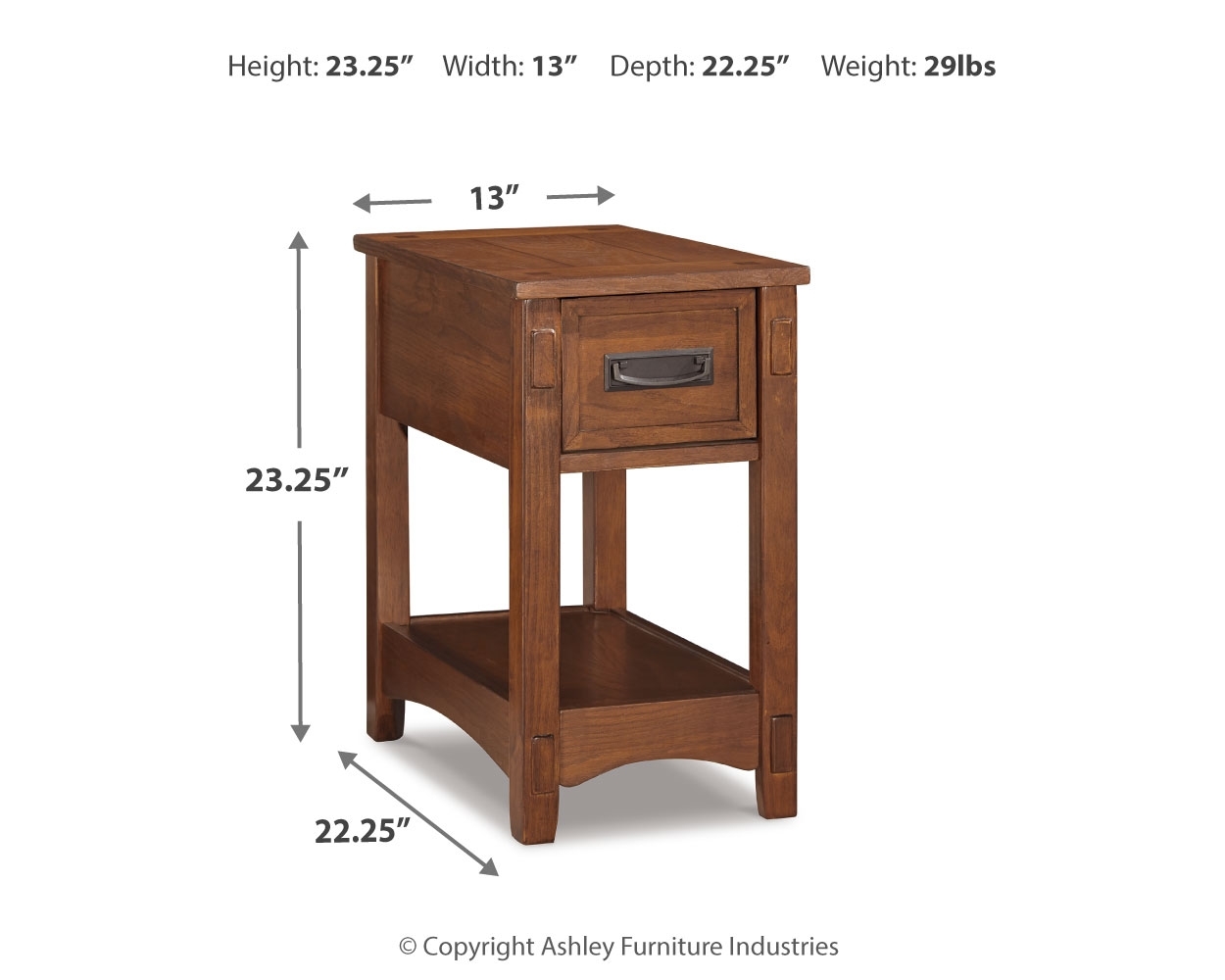 Chairside End Table