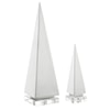 Uttermost Great Pyramids Great Pyramids Sculpture In White S/2