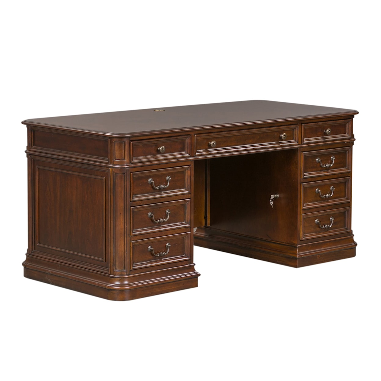 Liberty Furniture Brayton Manor Jr Executive 3-Piece Executive Desk Set