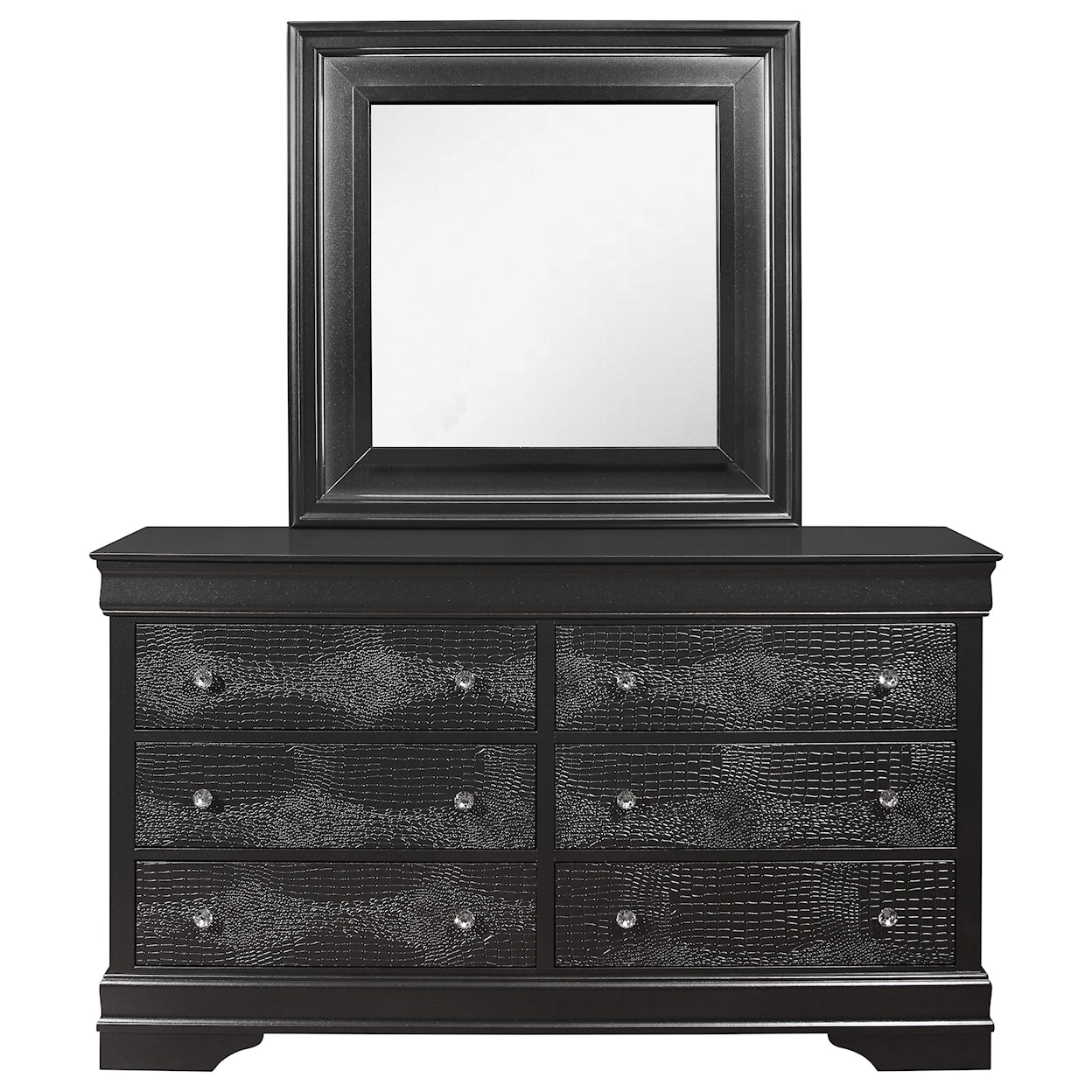 Global Furniture Pompei 6-Drawer Dresser