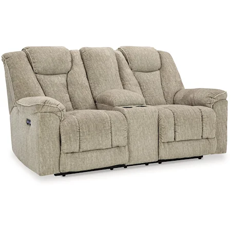 Power Reclining Loveseat With Console