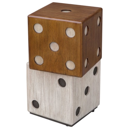 Roll The Dice Accent Table