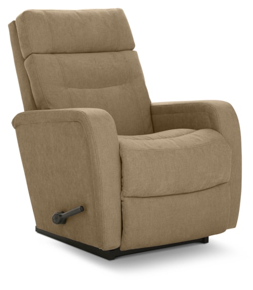 Casual Manual Wall Recliner with Padded Track Arms